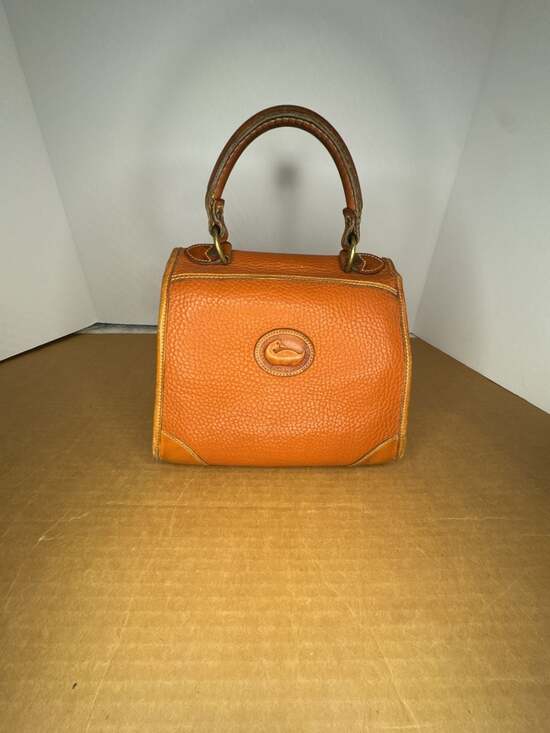 Dooney & Bourke Handbags - Vintage Dooney & Bourke All Weather Leather Surrey Satchel Handbag